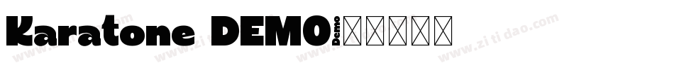 Karatone DEMO字体转换